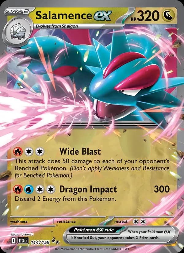 Salamence ex — изображение карты
