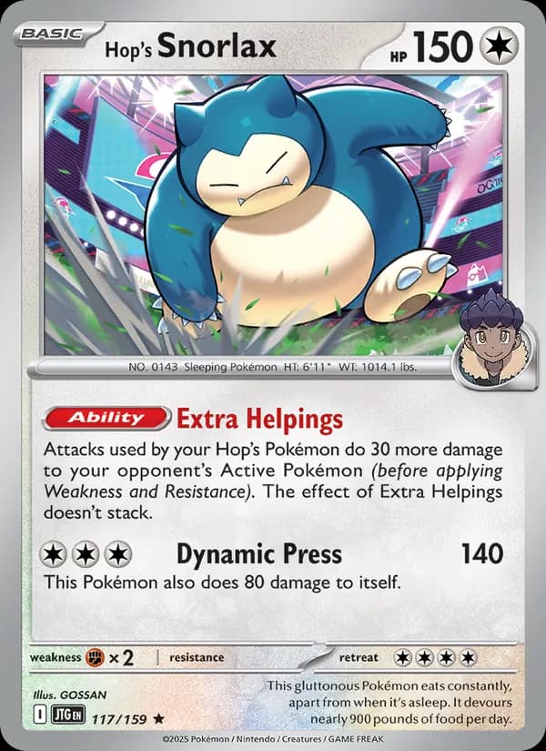 Hop's Snorlax — изображение карты