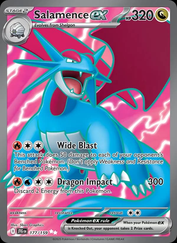 Salamence ex — изображение карты