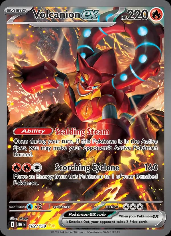 Volcanion ex — изображение карты