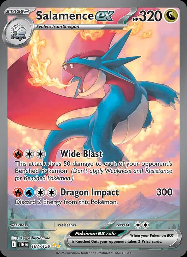 Salamence ex — изображение карты