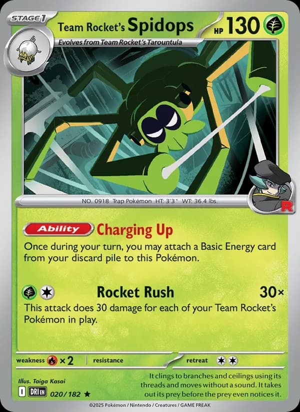 Team Rocket's Spidops — изображение карты