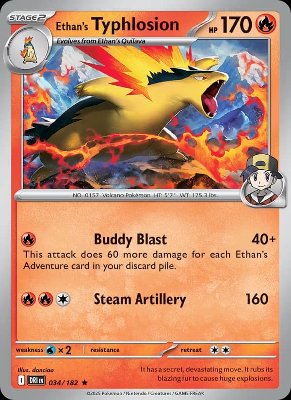 Ethan's Typhlosion — изображение карты