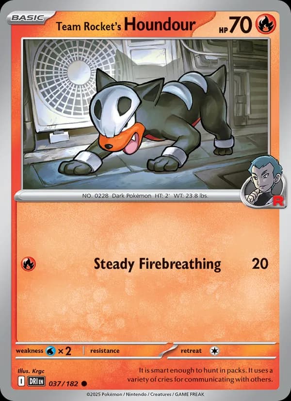 Team Rocket's Houndour — изображение карты