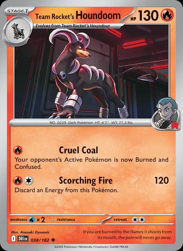 Team Rocket's Houndoom — изображение карты