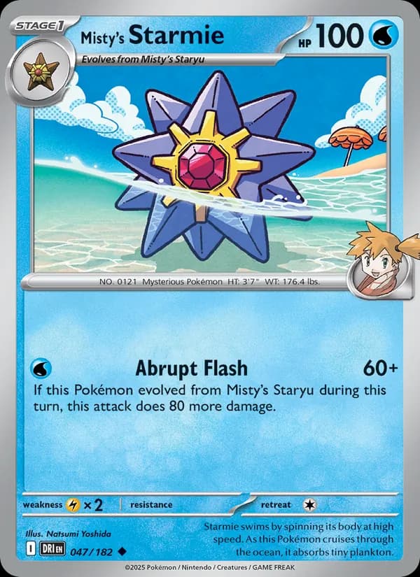Misty's Starmie — изображение карты