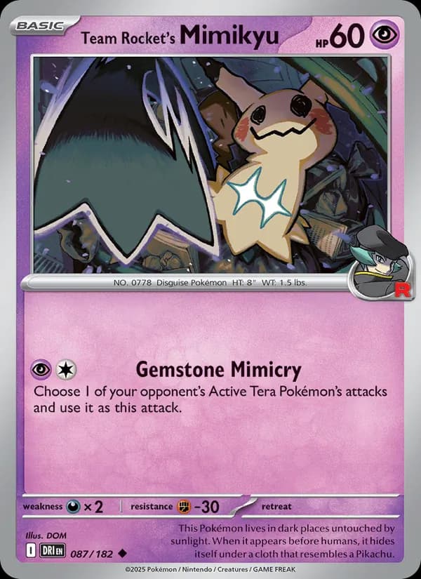 Team Rocket's Mimikyu — изображение карты
