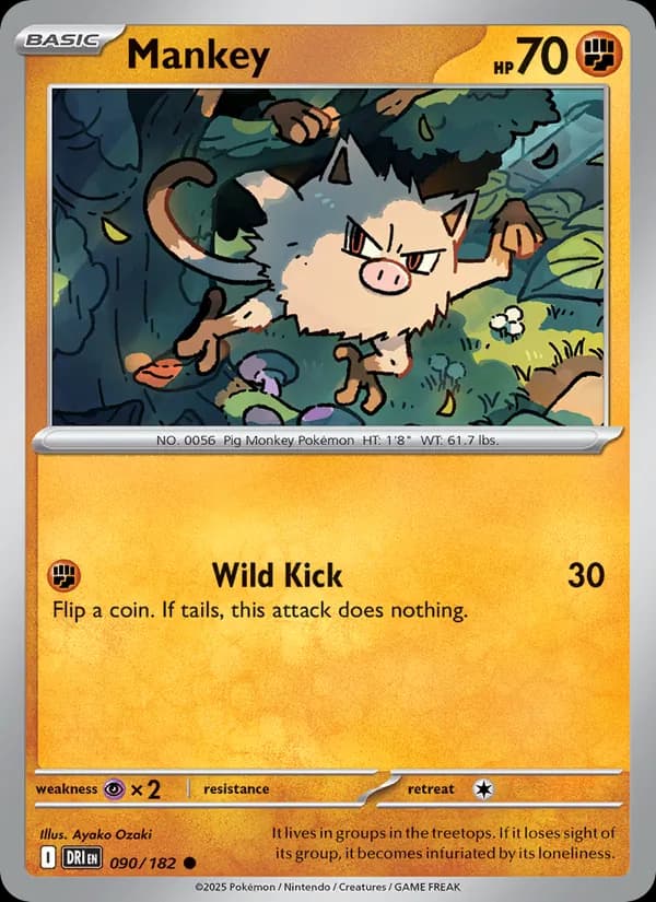 Mankey — изображение карты