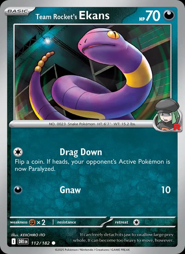 Team Rocket's Ekans — изображение карты