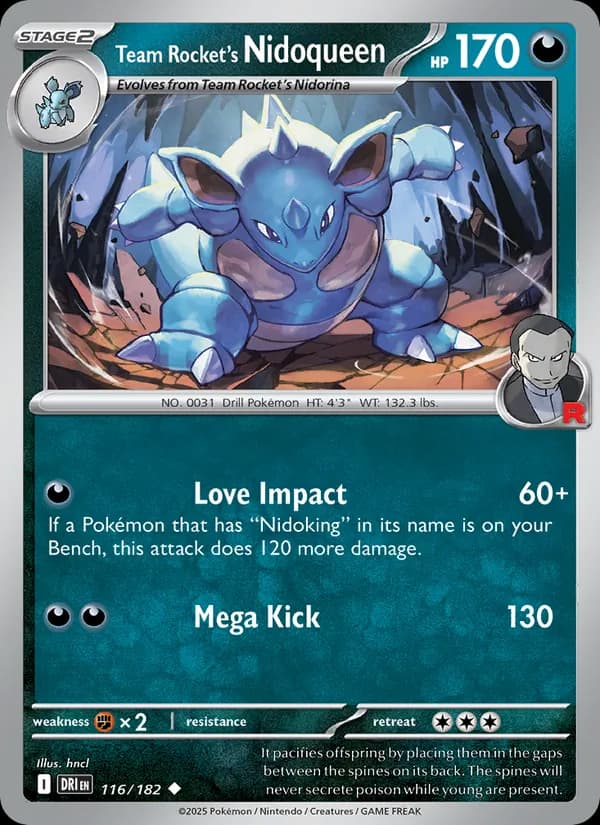 Team Rocket's Nidoqueen — изображение карты