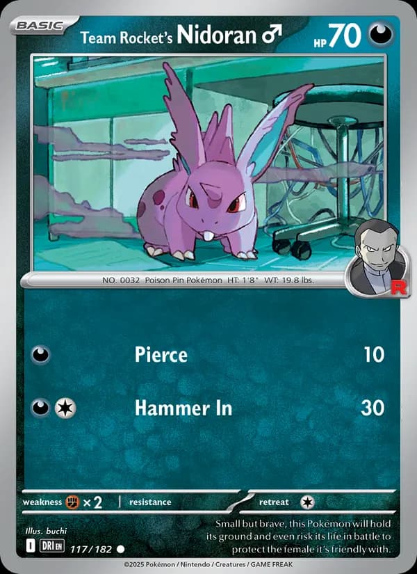 Team Rocket's Nidoran♂ — изображение карты