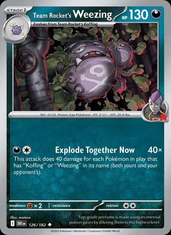 Team Rocket's Weezing — изображение карты