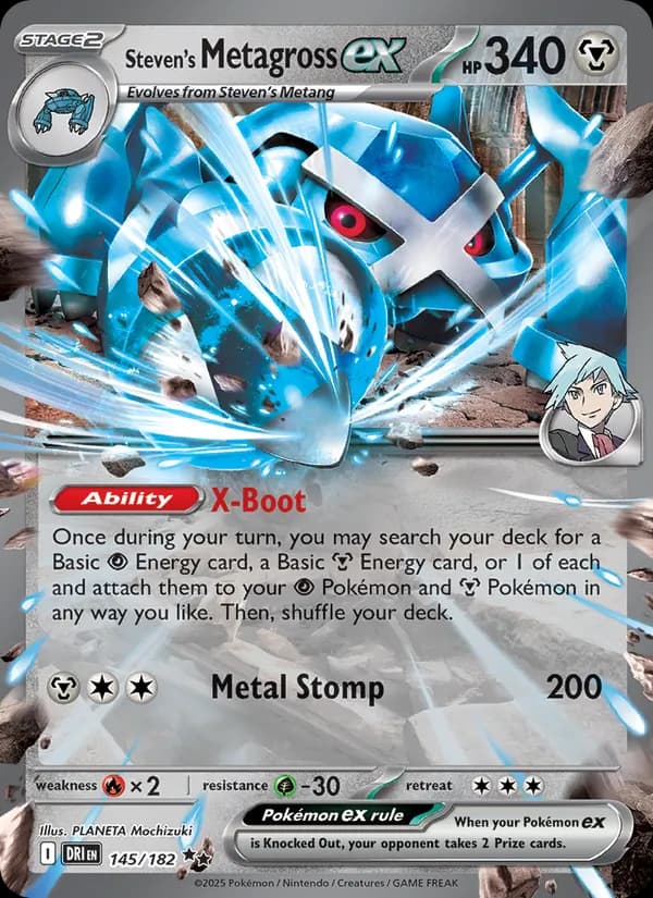 Steven's Metagross ex — изображение карты