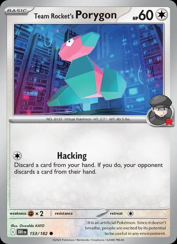 Team Rocket's Porygon — изображение карты
