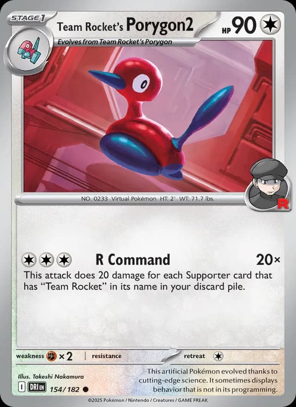 Team Rocket's Porygon2 — изображение карты
