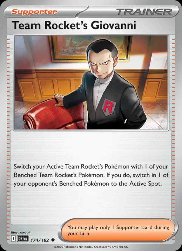 Team Rocket's Giovanni — изображение карты