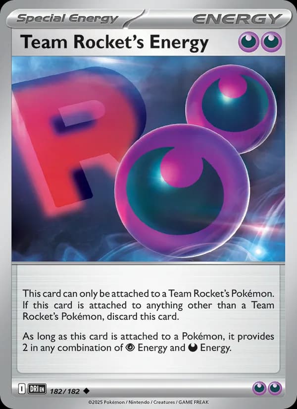 Team Rocket's Energy — изображение карты
