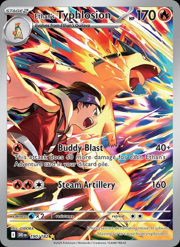 Ethan's Typhlosion — изображение карты