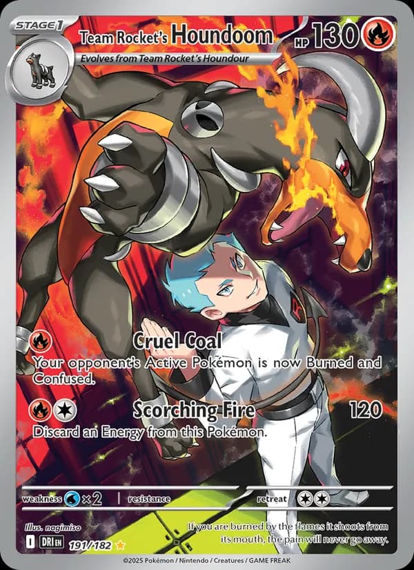 Team Rocket's Houndoom — изображение карты