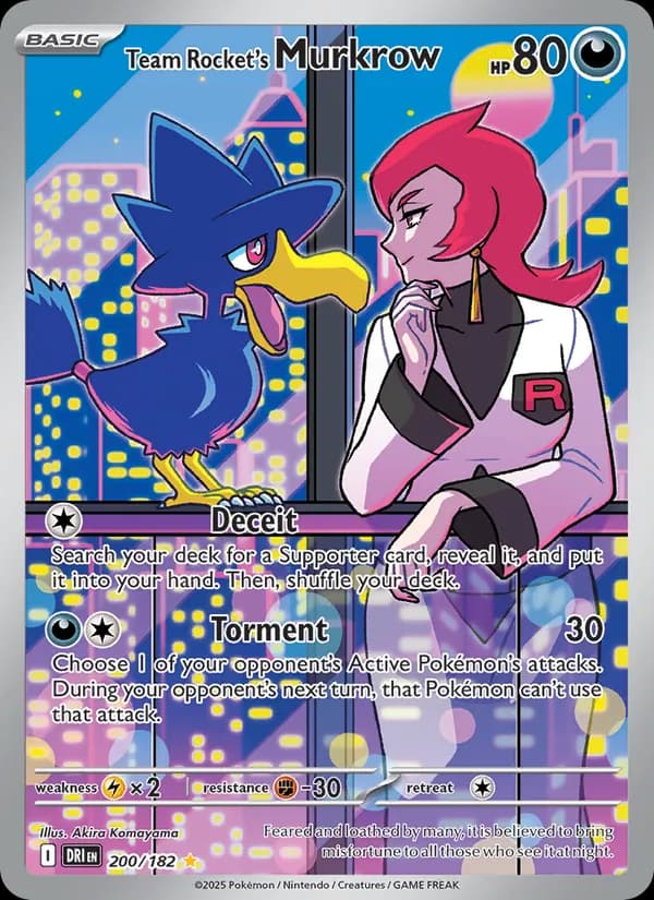 Team Rocket's Murkrow — изображение карты