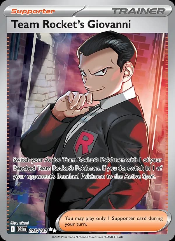 Team Rocket's Giovanni — изображение карты