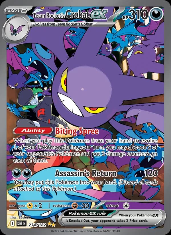 Team Rocket's Crobat ex — изображение карты