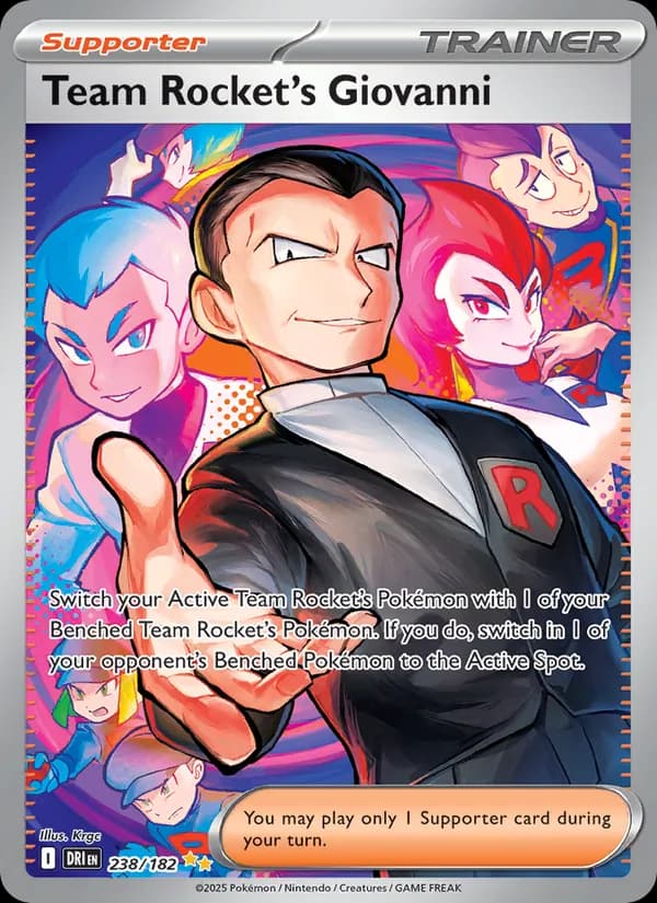 Team Rocket's Giovanni — изображение карты