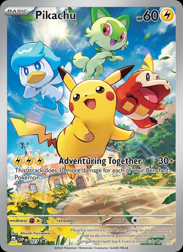 Pikachu — изображение карты