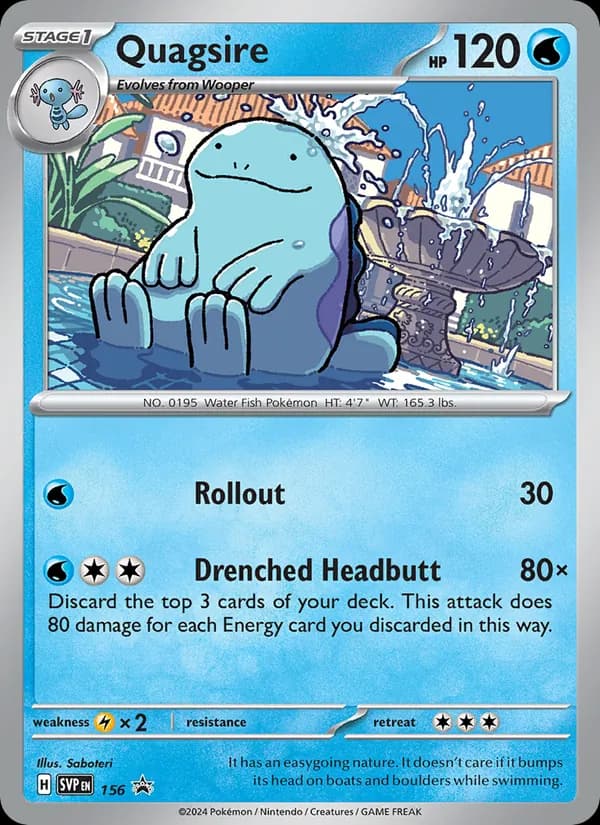 Quagsire — изображение карты