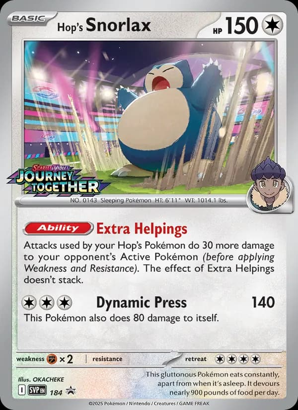 Hop's Snorlax — изображение карты