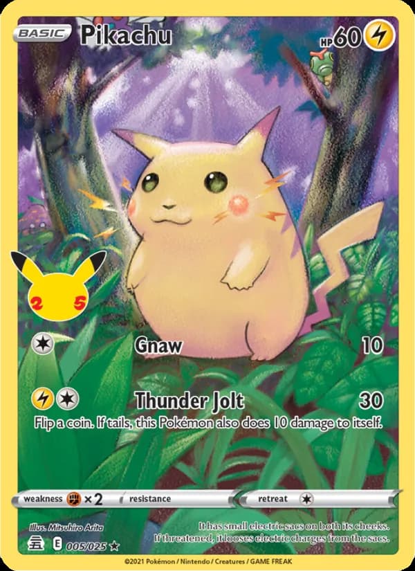 Pikachu — изображение карты