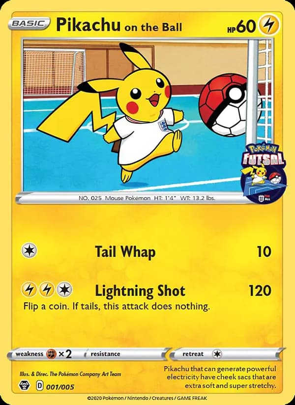 Pikachu on the Ball — изображение карты
