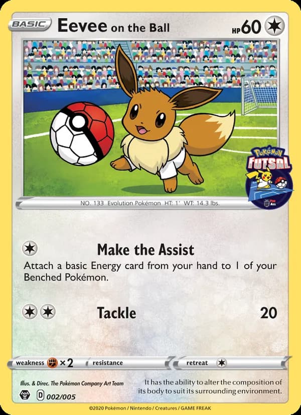 Eevee on the Ball — изображение карты