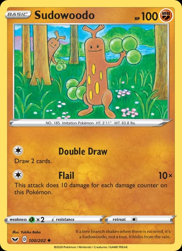 Sudowoodo — изображение карты