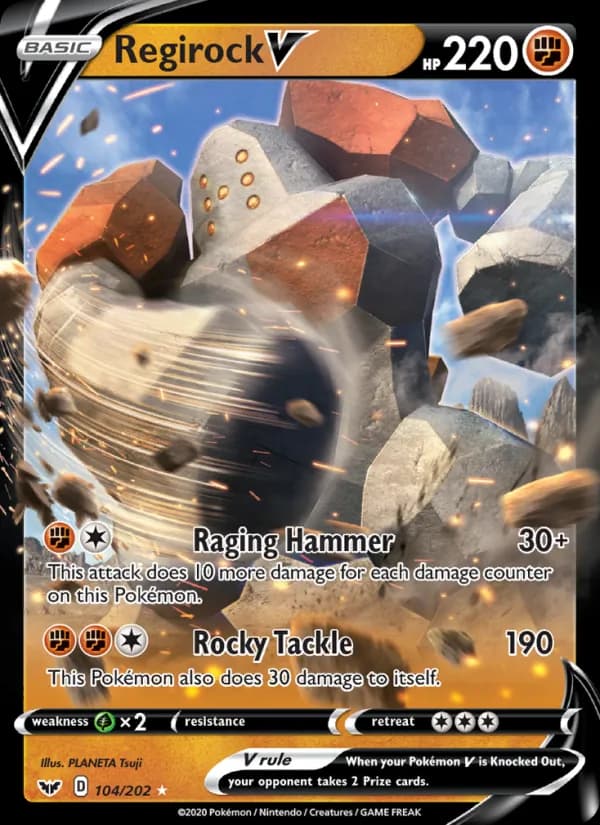 Regirock V — изображение карты