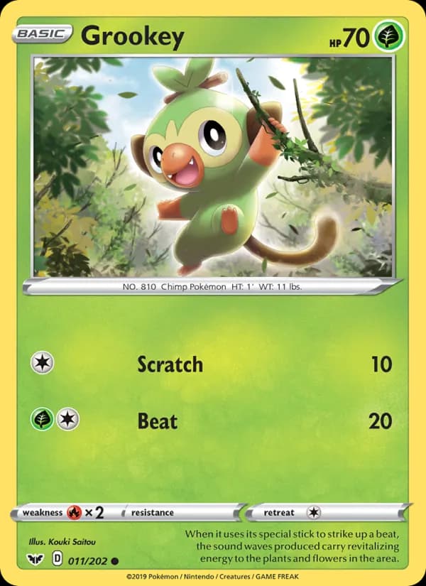 Grookey — изображение карты