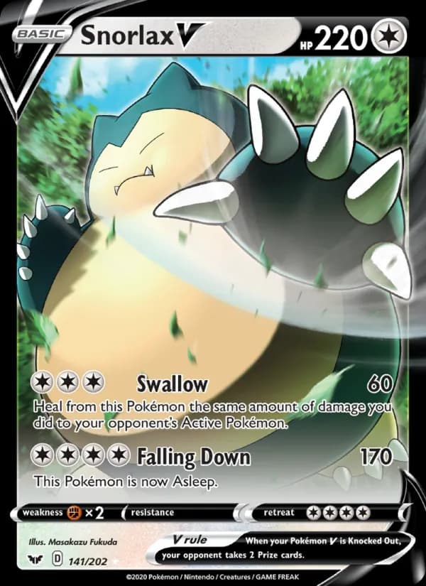 Snorlax V — изображение карты