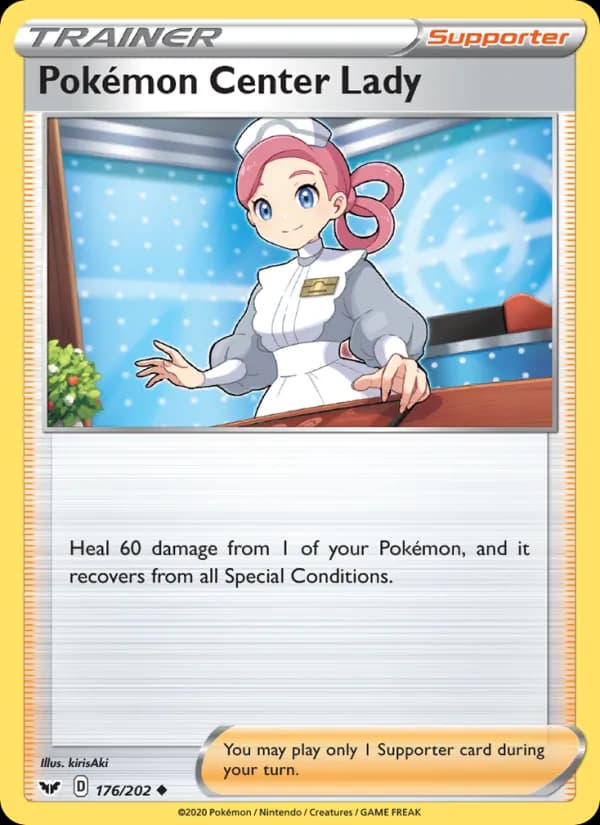 Pokémon Center Lady — изображение карты