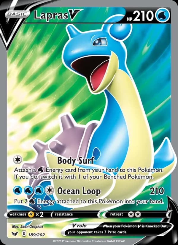 Lapras V — изображение карты