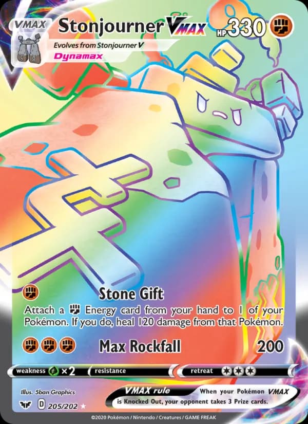 Stonjourner VMAX — изображение карты
