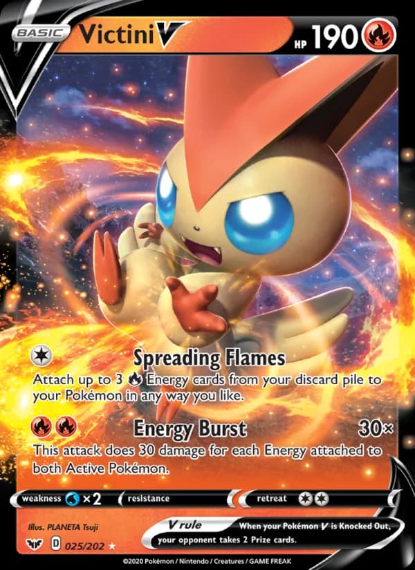 Victini V — изображение карты