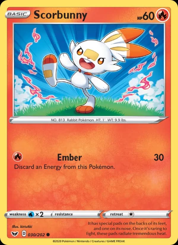 Scorbunny — изображение карты