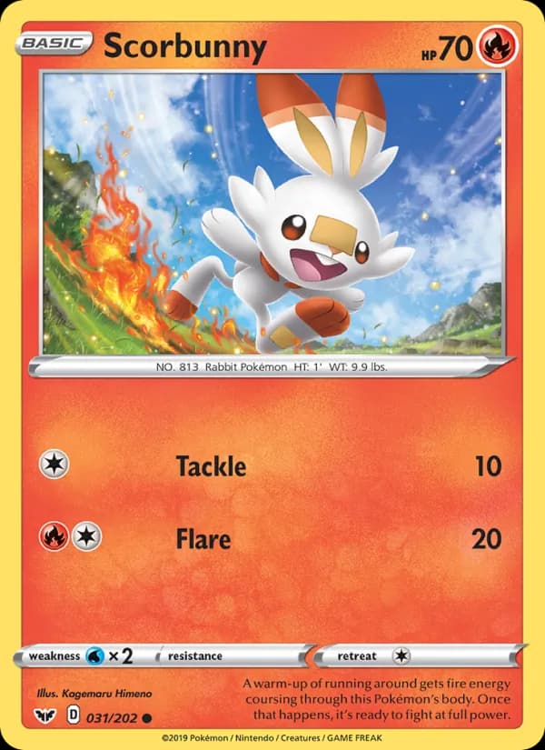 Scorbunny — изображение карты