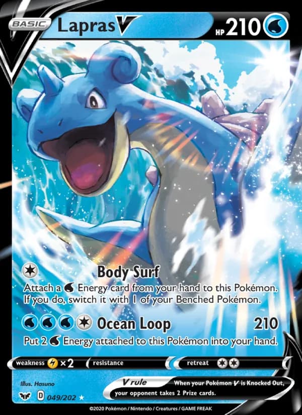Lapras V — изображение карты