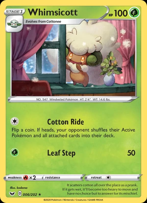 Whimsicott — изображение карты