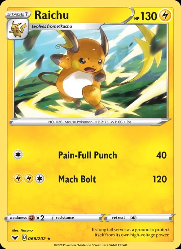 Raichu — изображение карты