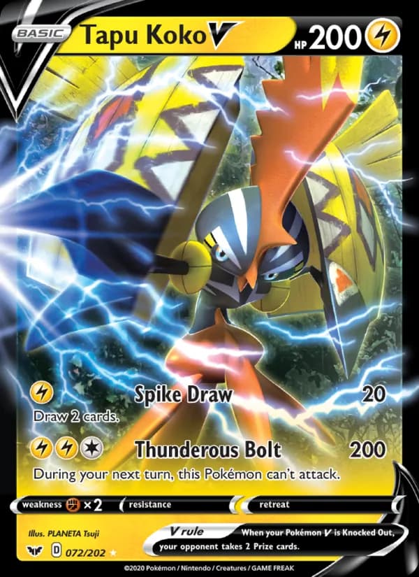 Tapu Koko V — изображение карты