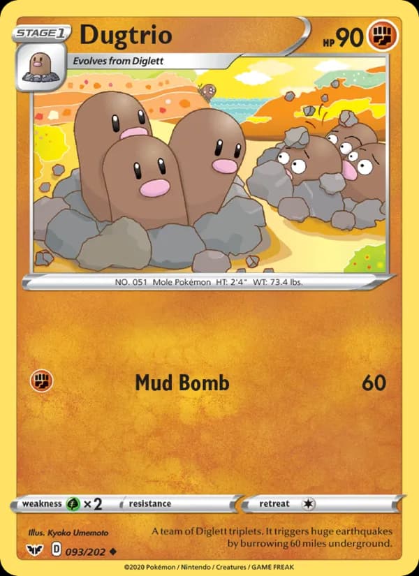 Dugtrio — изображение карты