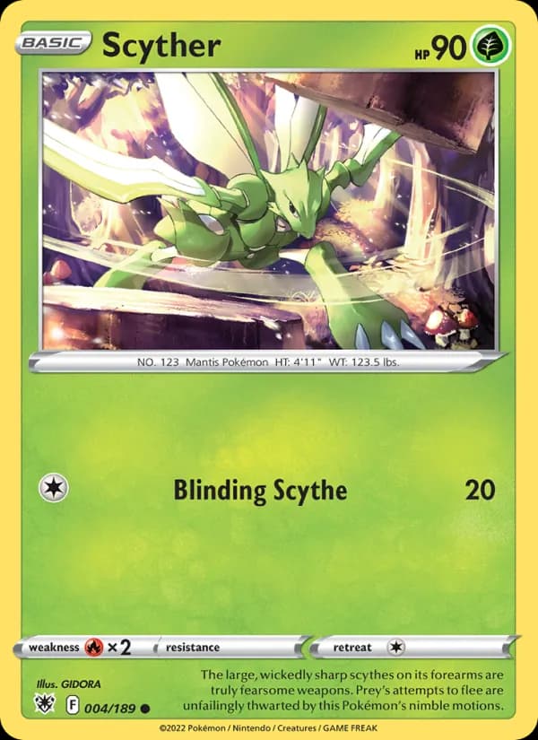 Scyther — изображение карты
