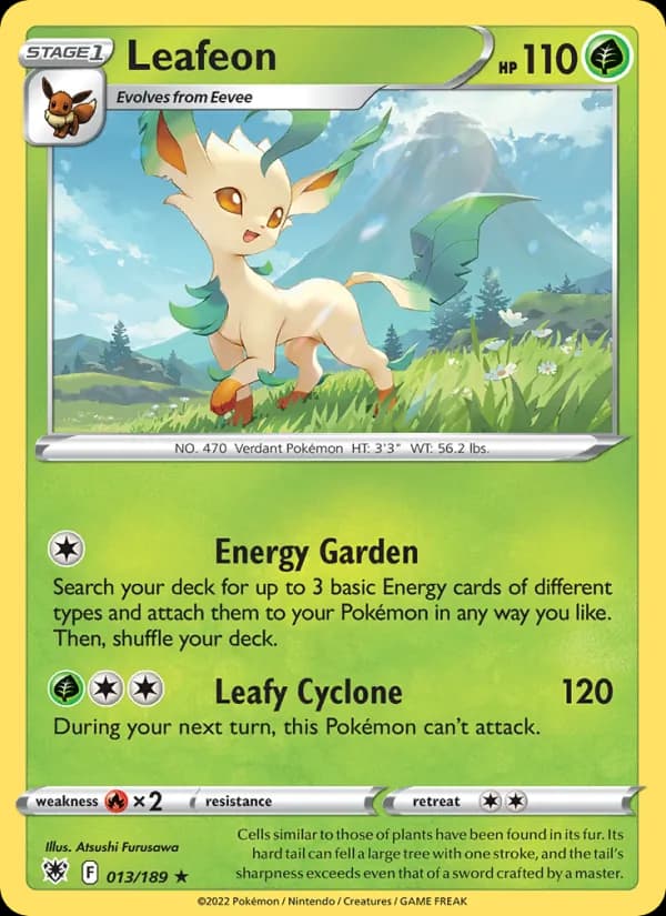 Leafeon — изображение карты